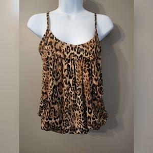 Leopard print top